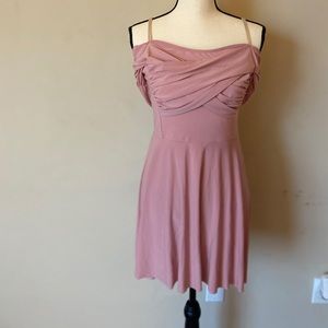 Weissman Pink Leotard Dress Dance Costume